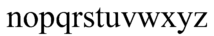 Iskoola Pota Regular Font LOWERCASE