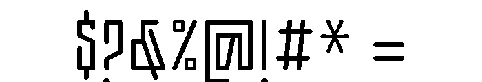 Istitalah Basic Font OTHER CHARS