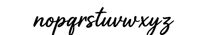 Isabella Monroe Regular Font LOWERCASE