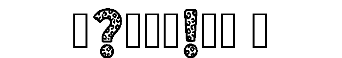 Isaiah Regular Font OTHER CHARS