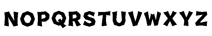 Isamu Regular Font LOWERCASE