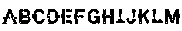 Ishaq Regular Font UPPERCASE