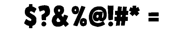 Island Block Font OTHER CHARS
