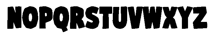 Island Block Font UPPERCASE