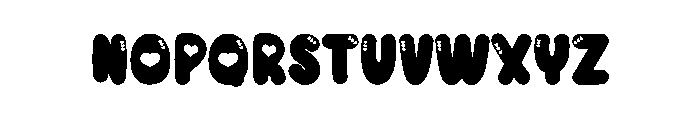 Island Graffiti Font LOWERCASE