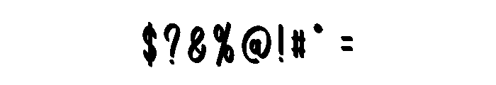 Island Tuesday Font OTHER CHARS