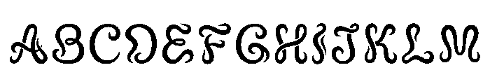 Isocr Regular Font UPPERCASE