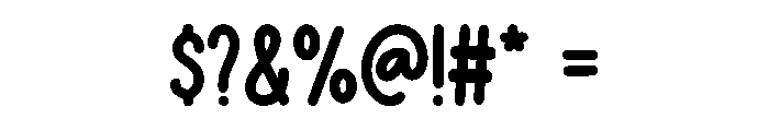 Isolated Picture Regular Font OTHER CHARS