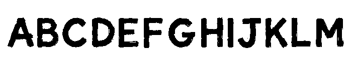 Isosa Regular Font UPPERCASE