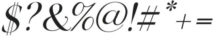 ISABELLAGRAND-Italic otf (400) Font OTHER CHARS