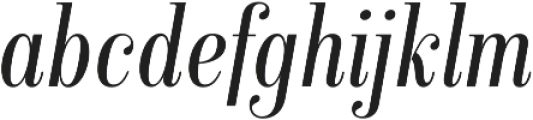Isabel Condensed Light-Italic otf (300) Font LOWERCASE