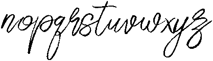 Isabella otf (400) Font LOWERCASE