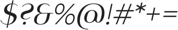 Istanbul Type 300 Light Italic otf (300) Font OTHER CHARS