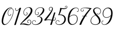 Isabella Script Regular Font OTHER CHARS