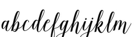 Isabella Script Regular Font LOWERCASE