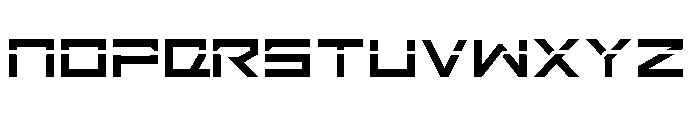ISL_FADE TO BLAK Font UPPERCASE