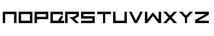 ISL_FADE TO BLAK Font LOWERCASE