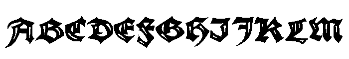 Isabella the Catholic Font UPPERCASE
