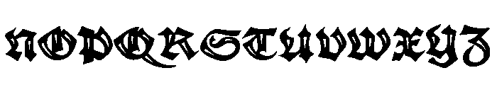 Isabella the Catholic Font UPPERCASE