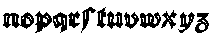 Isabella the Catholic Font LOWERCASE