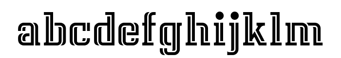 Isar CAT Font LOWERCASE