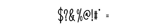 Island Wonderful Font OTHER CHARS