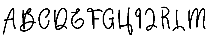 Island Font UPPERCASE