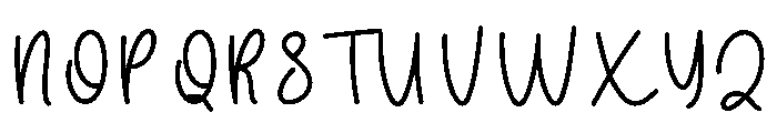 Island Font UPPERCASE