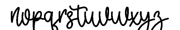 Island Font LOWERCASE
