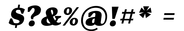 Isle Headline PERSONAL USE Black Italic Font OTHER CHARS