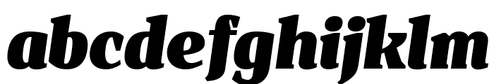 Isle Headline PERSONAL USE Black Italic Font LOWERCASE