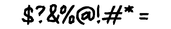 Isma Font OTHER CHARS