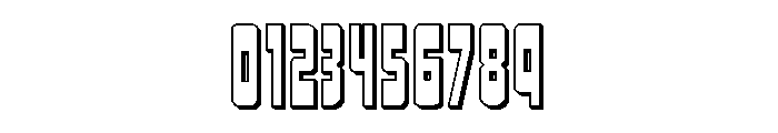 Isomorph 3D Font OTHER CHARS