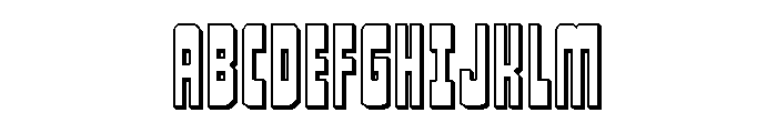 Isomorph 3D Font UPPERCASE