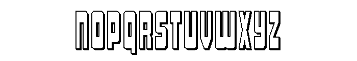 Isomorph 3D Font UPPERCASE