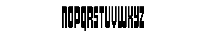 Isomorph Condensed Font LOWERCASE