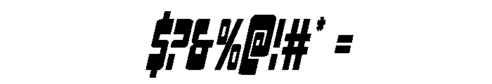 Isomorph Expanded Italic Font OTHER CHARS