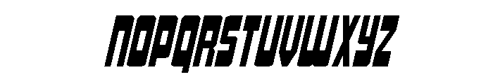 Isomorph Expanded Italic Font UPPERCASE