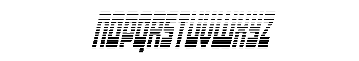 Isomorph Gradient Italic Font LOWERCASE