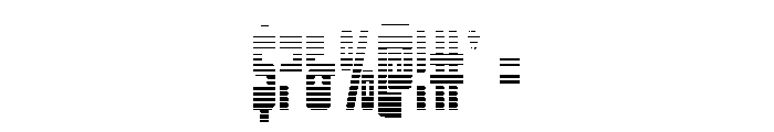 Isomorph Gradient Font OTHER CHARS