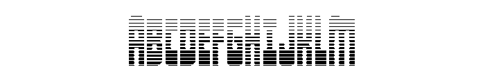 Isomorph Gradient Font UPPERCASE