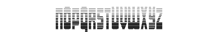 Isomorph Gradient Font UPPERCASE