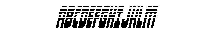 Isomorph Halftone Italic Font UPPERCASE