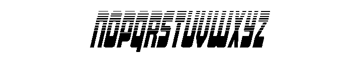 Isomorph Halftone Italic Font UPPERCASE