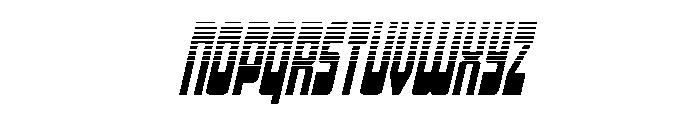 Isomorph Halftone Italic Font LOWERCASE