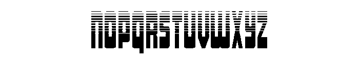 Isomorph Halftone Font UPPERCASE
