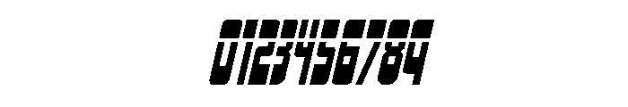 Isomorph Laser Italic Font OTHER CHARS