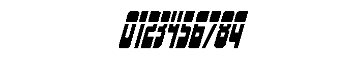 Isomorph Laser Super-Italic Font OTHER CHARS