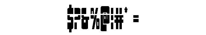 Isomorph Laser Font OTHER CHARS