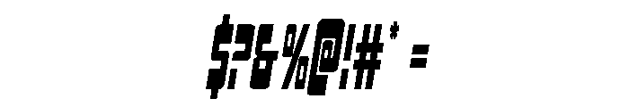 Isomorph Semi-Italic Font OTHER CHARS